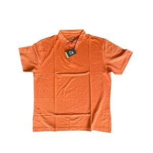 Ahead USA men's golf polo shirt in the "Soft Tropicana" orange
